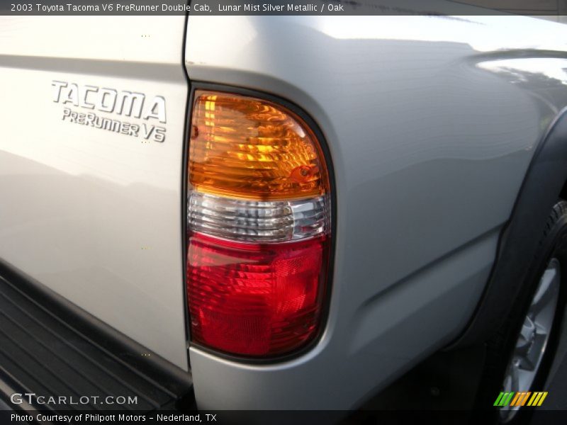 Lunar Mist Silver Metallic / Oak 2003 Toyota Tacoma V6 PreRunner Double Cab