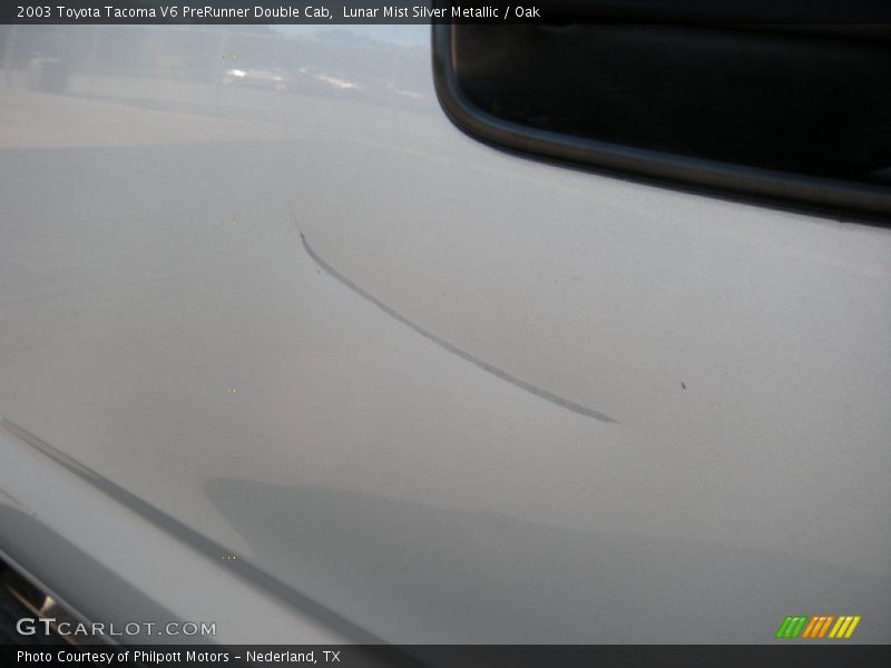 Lunar Mist Silver Metallic / Oak 2003 Toyota Tacoma V6 PreRunner Double Cab