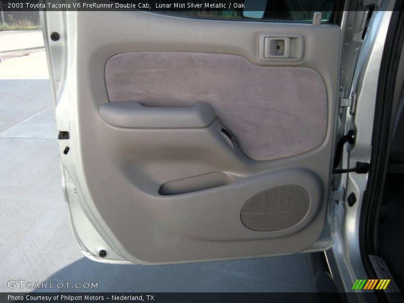 Lunar Mist Silver Metallic / Oak 2003 Toyota Tacoma V6 PreRunner Double Cab