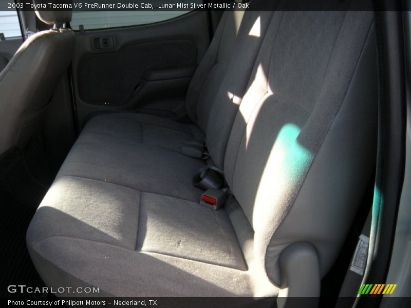 Lunar Mist Silver Metallic / Oak 2003 Toyota Tacoma V6 PreRunner Double Cab