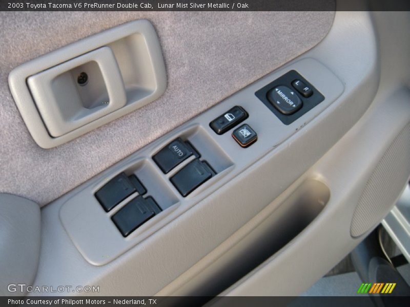 Lunar Mist Silver Metallic / Oak 2003 Toyota Tacoma V6 PreRunner Double Cab