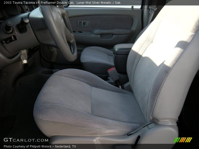 Lunar Mist Silver Metallic / Oak 2003 Toyota Tacoma V6 PreRunner Double Cab