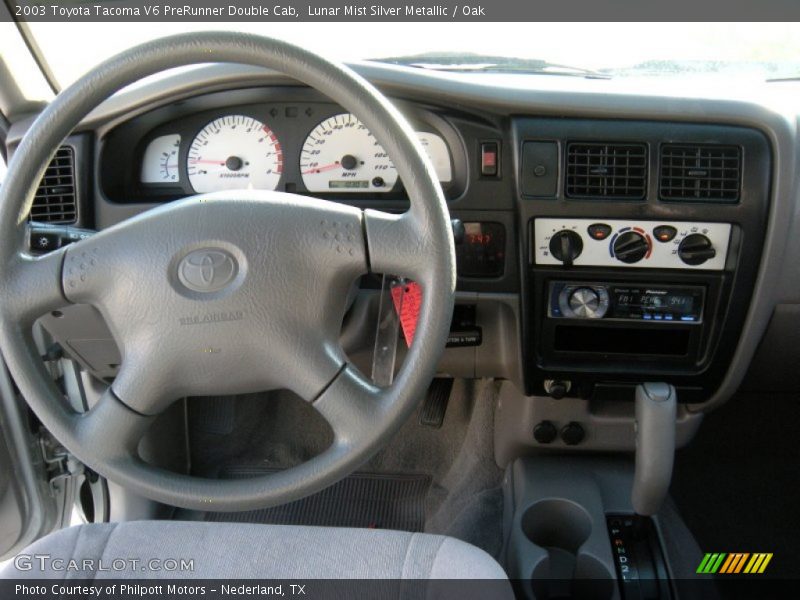 Lunar Mist Silver Metallic / Oak 2003 Toyota Tacoma V6 PreRunner Double Cab