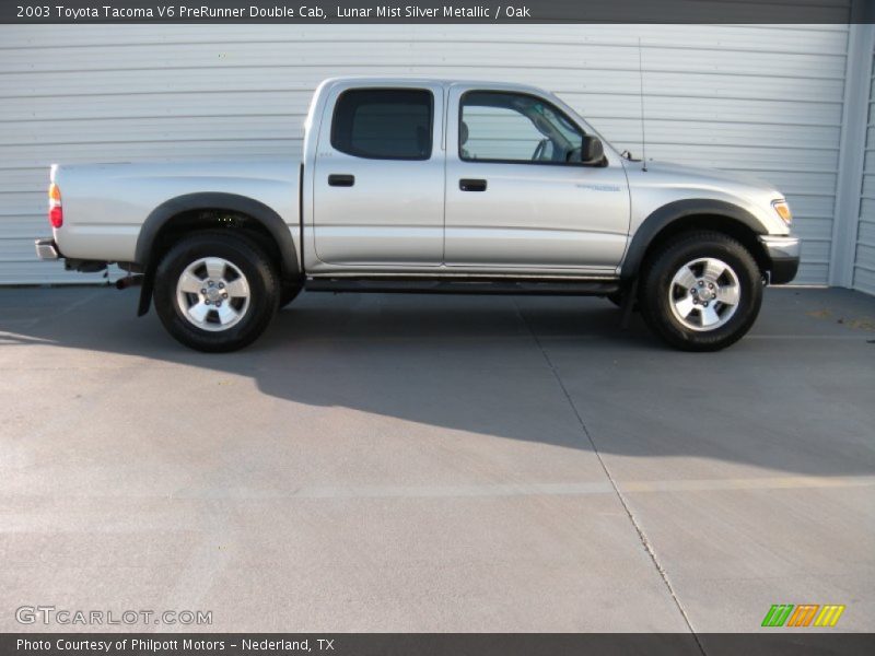 Lunar Mist Silver Metallic / Oak 2003 Toyota Tacoma V6 PreRunner Double Cab