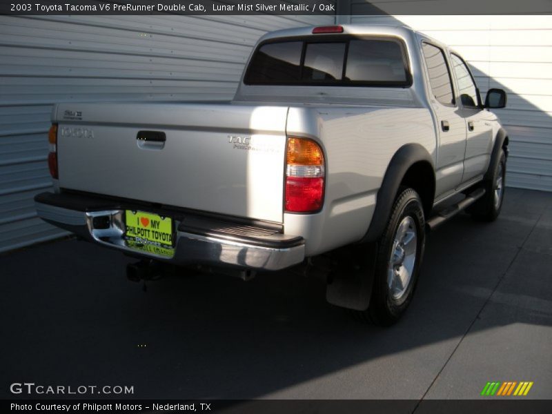 Lunar Mist Silver Metallic / Oak 2003 Toyota Tacoma V6 PreRunner Double Cab