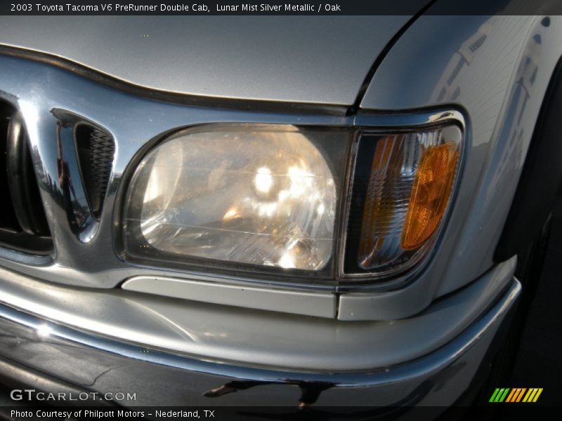 Lunar Mist Silver Metallic / Oak 2003 Toyota Tacoma V6 PreRunner Double Cab