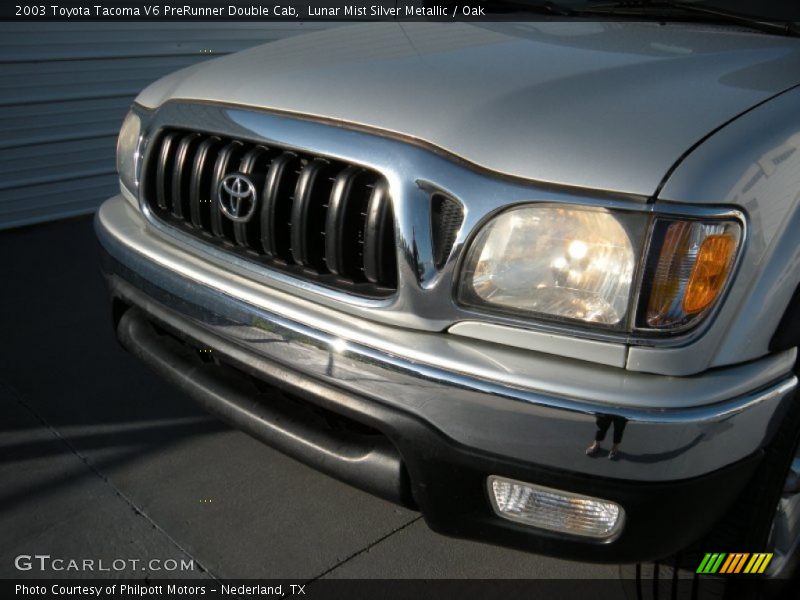 Lunar Mist Silver Metallic / Oak 2003 Toyota Tacoma V6 PreRunner Double Cab