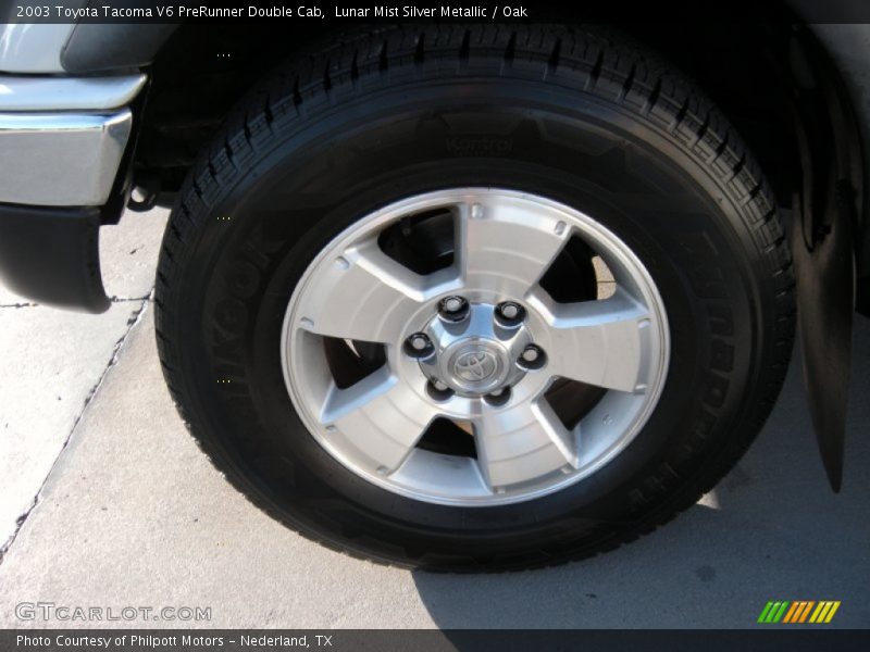 Lunar Mist Silver Metallic / Oak 2003 Toyota Tacoma V6 PreRunner Double Cab