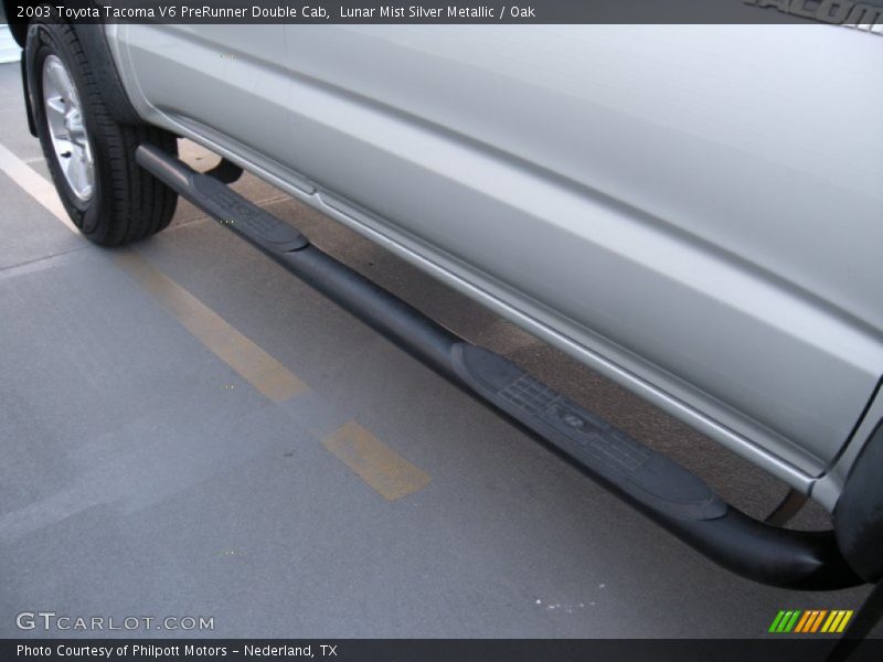 Lunar Mist Silver Metallic / Oak 2003 Toyota Tacoma V6 PreRunner Double Cab