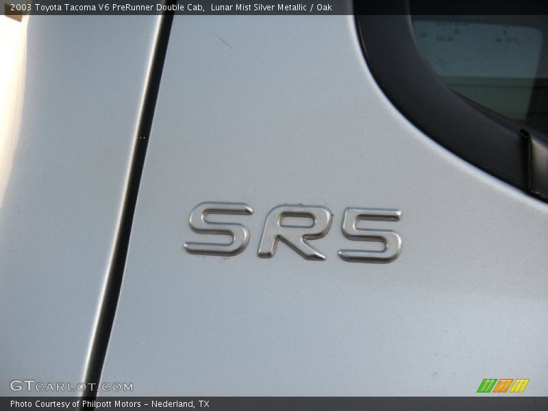 Lunar Mist Silver Metallic / Oak 2003 Toyota Tacoma V6 PreRunner Double Cab