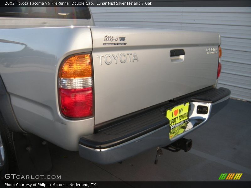 Lunar Mist Silver Metallic / Oak 2003 Toyota Tacoma V6 PreRunner Double Cab