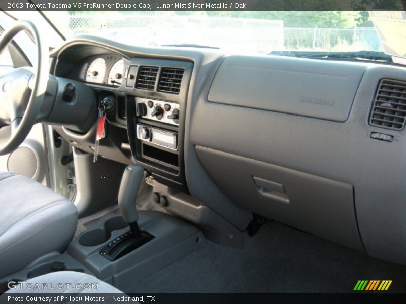 Lunar Mist Silver Metallic / Oak 2003 Toyota Tacoma V6 PreRunner Double Cab