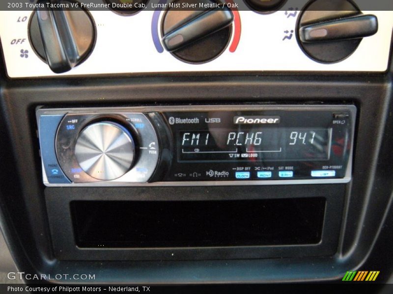 Lunar Mist Silver Metallic / Oak 2003 Toyota Tacoma V6 PreRunner Double Cab