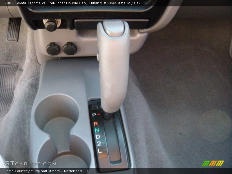 Lunar Mist Silver Metallic / Oak 2003 Toyota Tacoma V6 PreRunner Double Cab