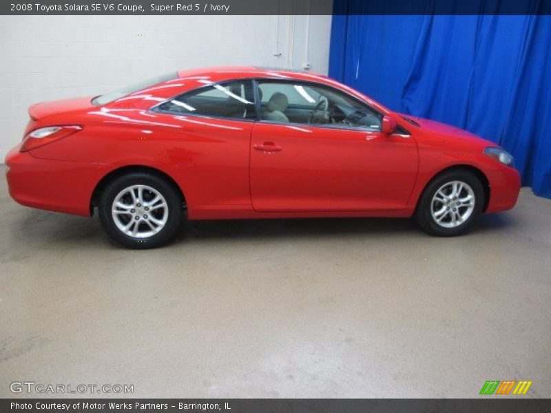 Super Red 5 / Ivory 2008 Toyota Solara SE V6 Coupe