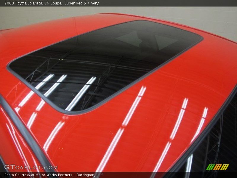 Super Red 5 / Ivory 2008 Toyota Solara SE V6 Coupe