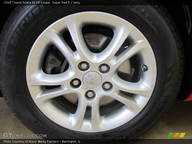 Super Red 5 / Ivory 2008 Toyota Solara SE V6 Coupe