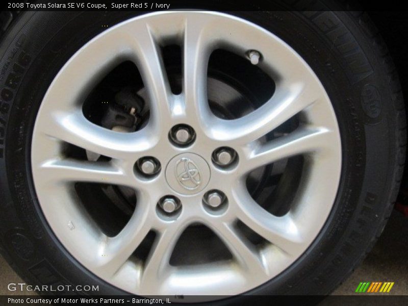 Super Red 5 / Ivory 2008 Toyota Solara SE V6 Coupe