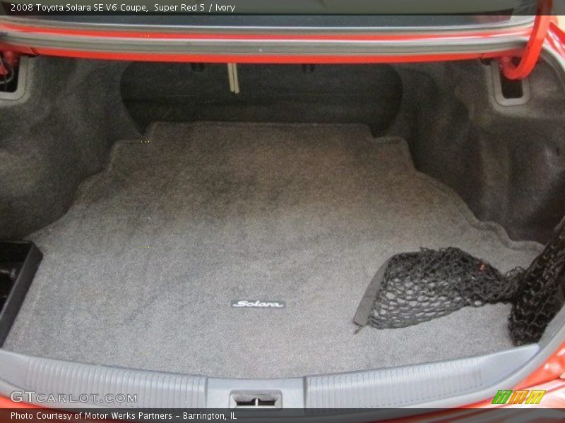 Super Red 5 / Ivory 2008 Toyota Solara SE V6 Coupe