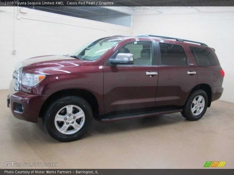 Cassis Red Pearl / Graphite 2008 Toyota Sequoia Limited 4WD