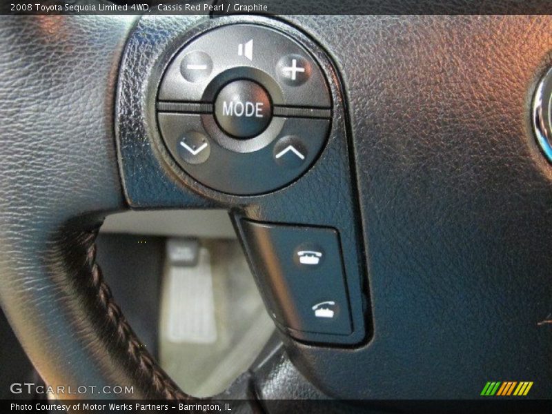Cassis Red Pearl / Graphite 2008 Toyota Sequoia Limited 4WD