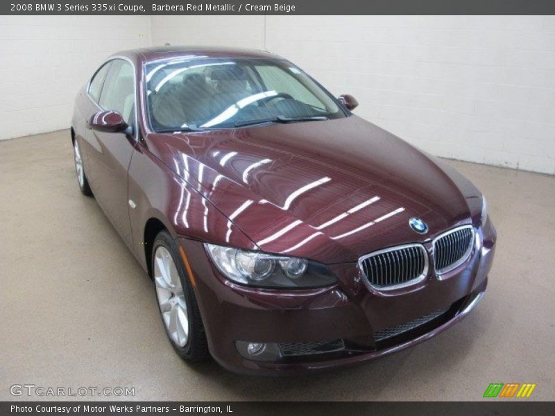 Barbera Red Metallic / Cream Beige 2008 BMW 3 Series 335xi Coupe