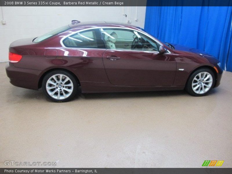 Barbera Red Metallic / Cream Beige 2008 BMW 3 Series 335xi Coupe
