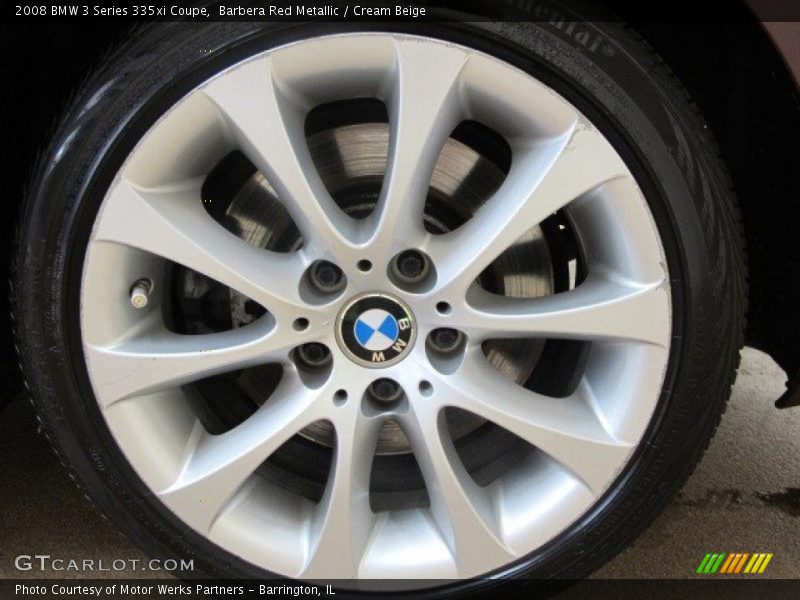 Barbera Red Metallic / Cream Beige 2008 BMW 3 Series 335xi Coupe