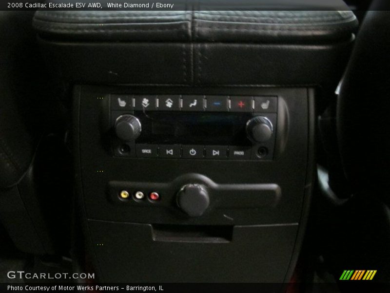 White Diamond / Ebony 2008 Cadillac Escalade ESV AWD