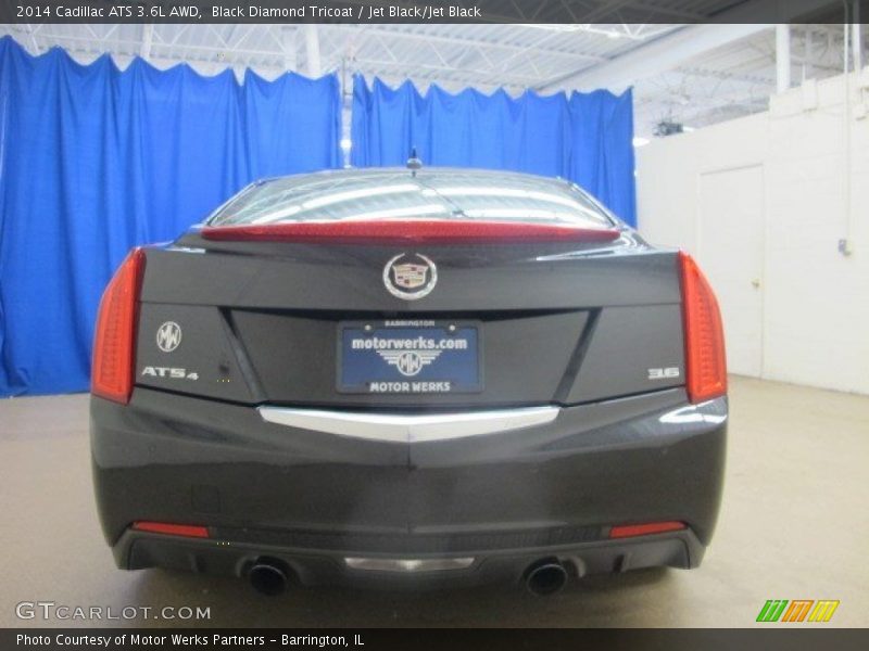 Black Diamond Tricoat / Jet Black/Jet Black 2014 Cadillac ATS 3.6L AWD