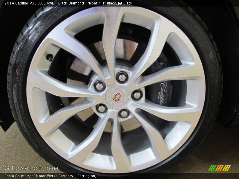 Black Diamond Tricoat / Jet Black/Jet Black 2014 Cadillac ATS 3.6L AWD