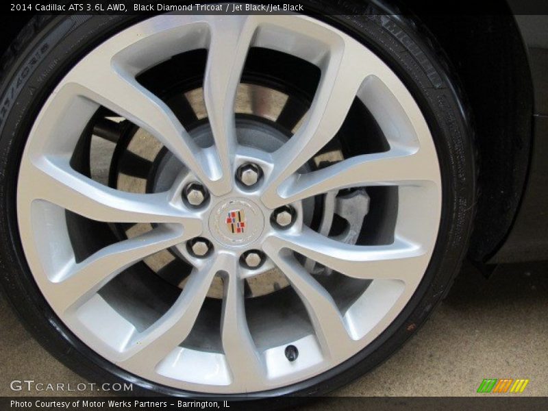 Black Diamond Tricoat / Jet Black/Jet Black 2014 Cadillac ATS 3.6L AWD