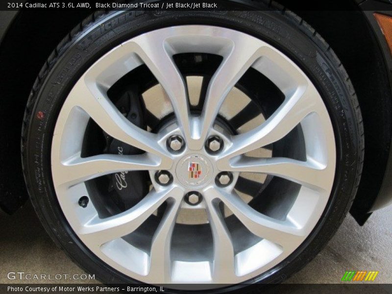 Black Diamond Tricoat / Jet Black/Jet Black 2014 Cadillac ATS 3.6L AWD