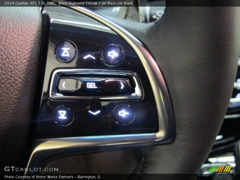 Black Diamond Tricoat / Jet Black/Jet Black 2014 Cadillac ATS 3.6L AWD