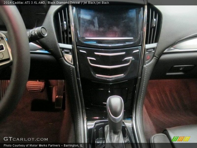 Black Diamond Tricoat / Jet Black/Jet Black 2014 Cadillac ATS 3.6L AWD