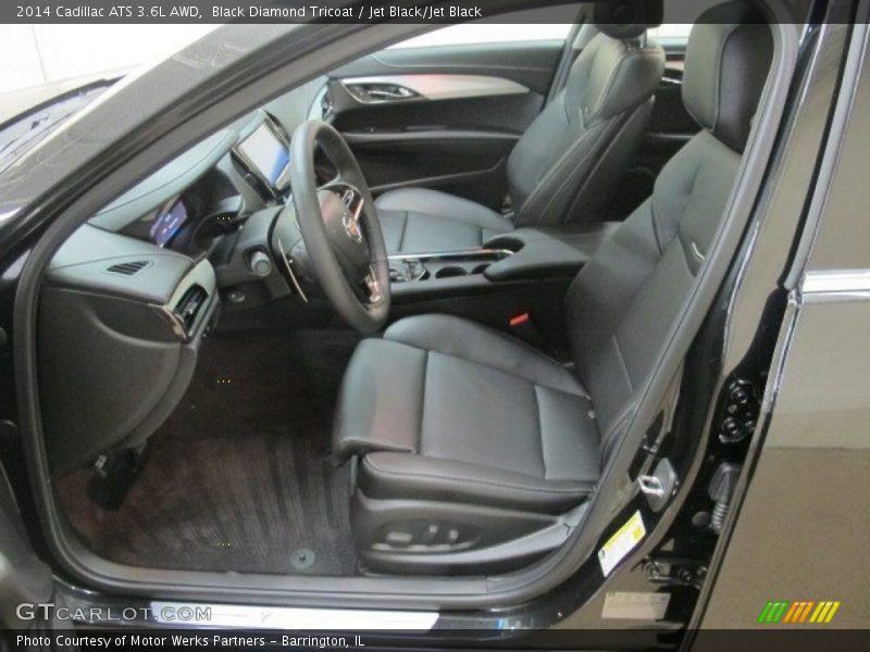 Black Diamond Tricoat / Jet Black/Jet Black 2014 Cadillac ATS 3.6L AWD
