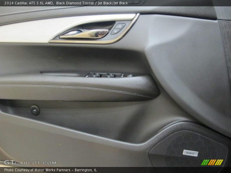 Black Diamond Tricoat / Jet Black/Jet Black 2014 Cadillac ATS 3.6L AWD