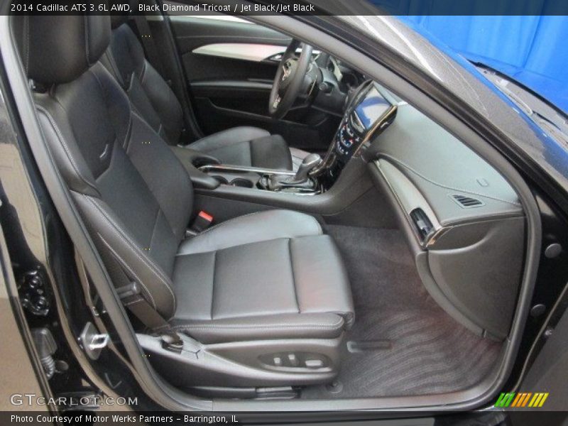 Black Diamond Tricoat / Jet Black/Jet Black 2014 Cadillac ATS 3.6L AWD