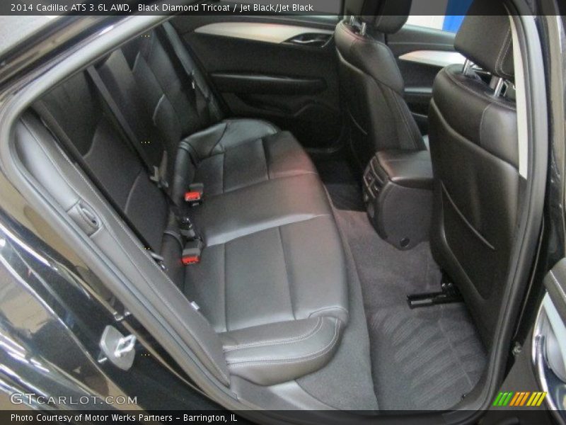 Black Diamond Tricoat / Jet Black/Jet Black 2014 Cadillac ATS 3.6L AWD