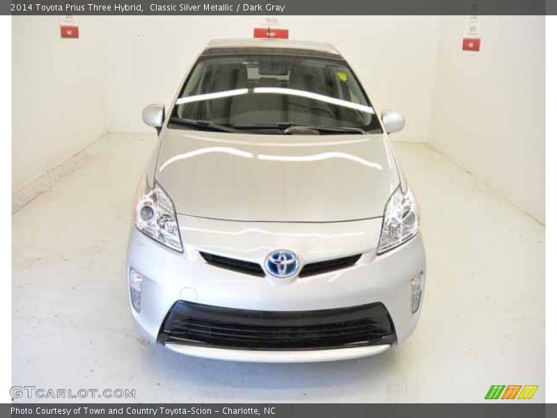 Classic Silver Metallic / Dark Gray 2014 Toyota Prius Three Hybrid