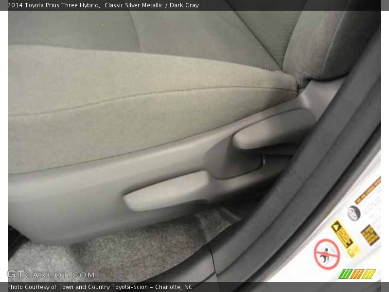Classic Silver Metallic / Dark Gray 2014 Toyota Prius Three Hybrid
