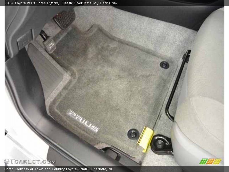 Classic Silver Metallic / Dark Gray 2014 Toyota Prius Three Hybrid