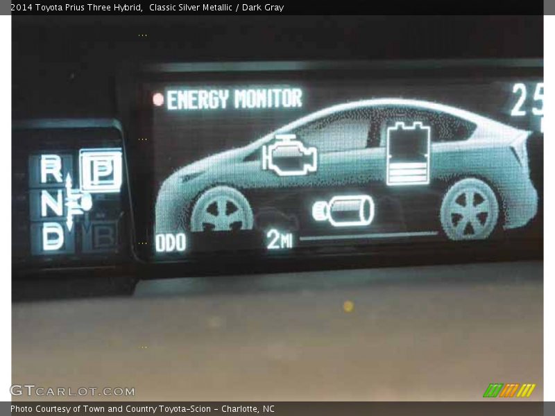 Classic Silver Metallic / Dark Gray 2014 Toyota Prius Three Hybrid