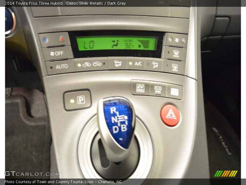 Classic Silver Metallic / Dark Gray 2014 Toyota Prius Three Hybrid