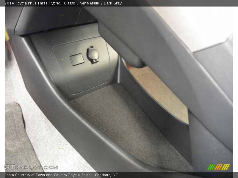 Classic Silver Metallic / Dark Gray 2014 Toyota Prius Three Hybrid