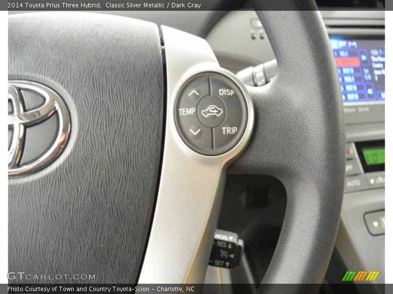 Classic Silver Metallic / Dark Gray 2014 Toyota Prius Three Hybrid