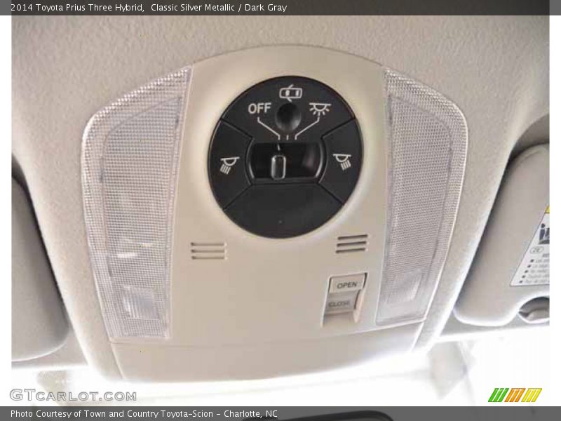 Classic Silver Metallic / Dark Gray 2014 Toyota Prius Three Hybrid