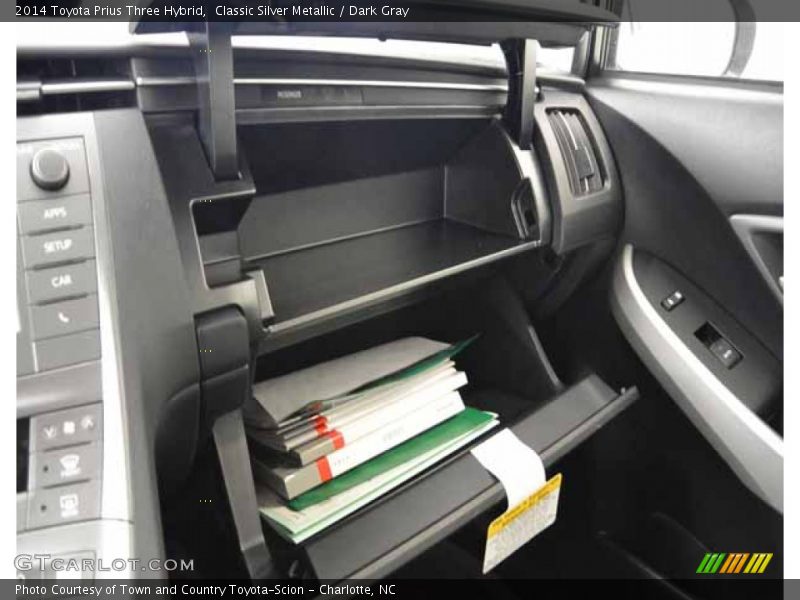 Classic Silver Metallic / Dark Gray 2014 Toyota Prius Three Hybrid