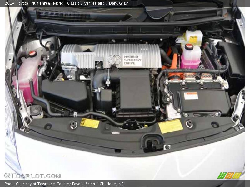 Classic Silver Metallic / Dark Gray 2014 Toyota Prius Three Hybrid