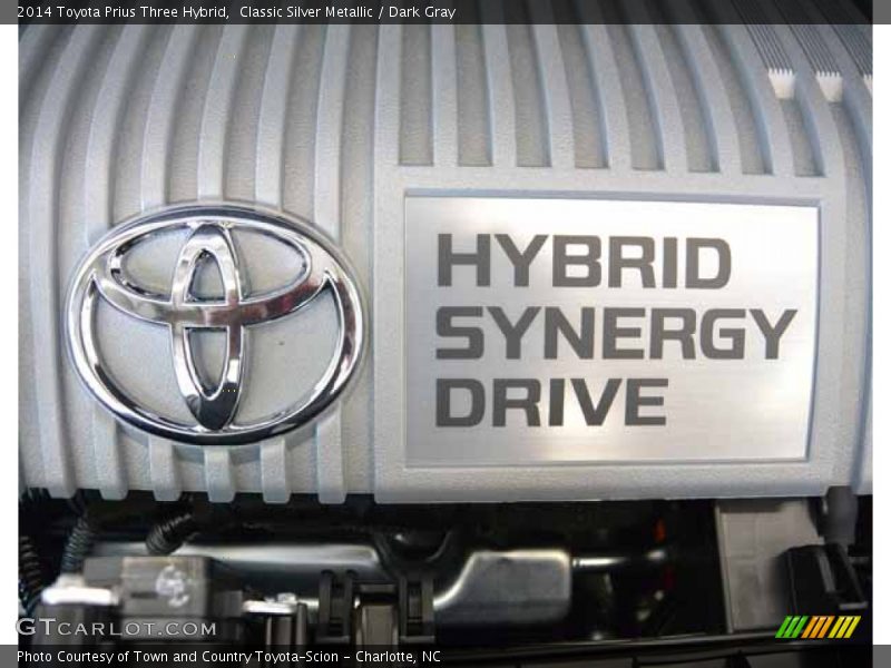 Classic Silver Metallic / Dark Gray 2014 Toyota Prius Three Hybrid